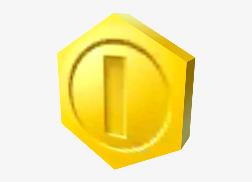 Mario Coin Png - Low Poly Mario Kart 7, transparent png download