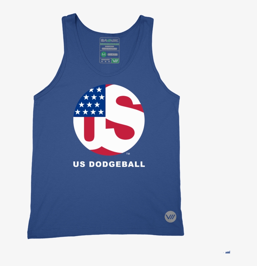 Us Dodgeball Cotton Tank - Crescent, transparent png download