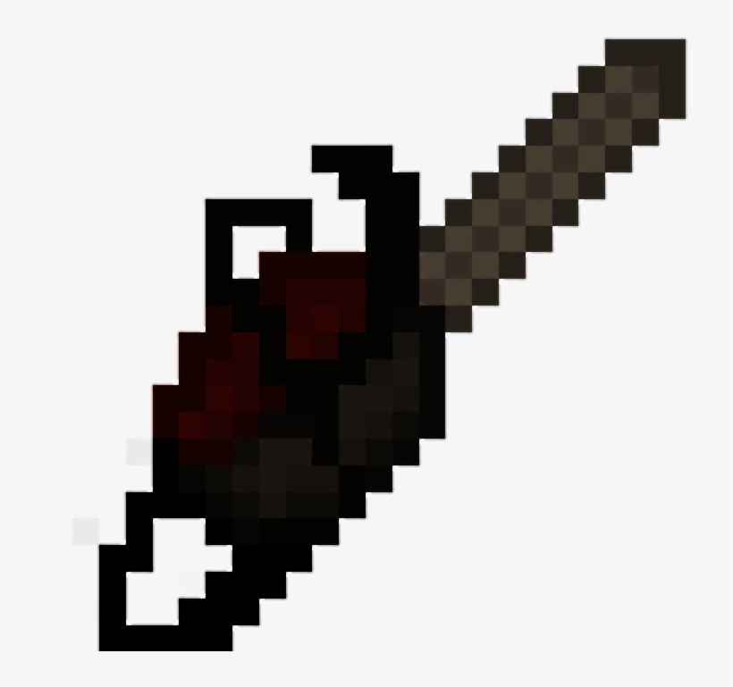 My Minecraft Version Of A Chainsaw - Chainsaw Minecraft, transparent png download
