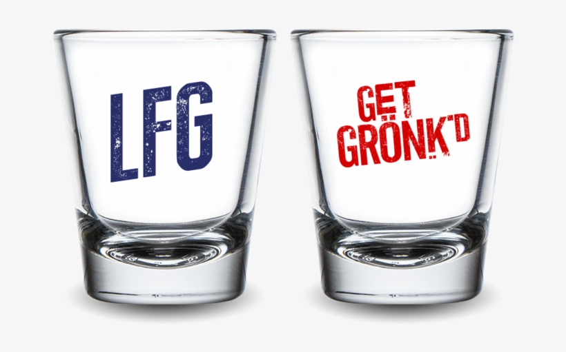 Gronk's Celebration Shot Glasses - Pint Glass, transparent png download