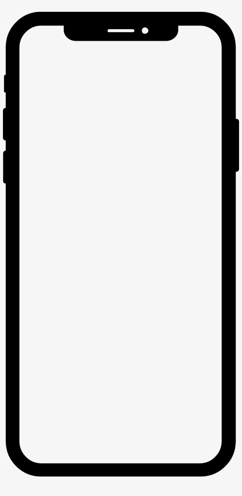 Download Iphone X Png Template - HD Transparent PNG - NicePNG.com