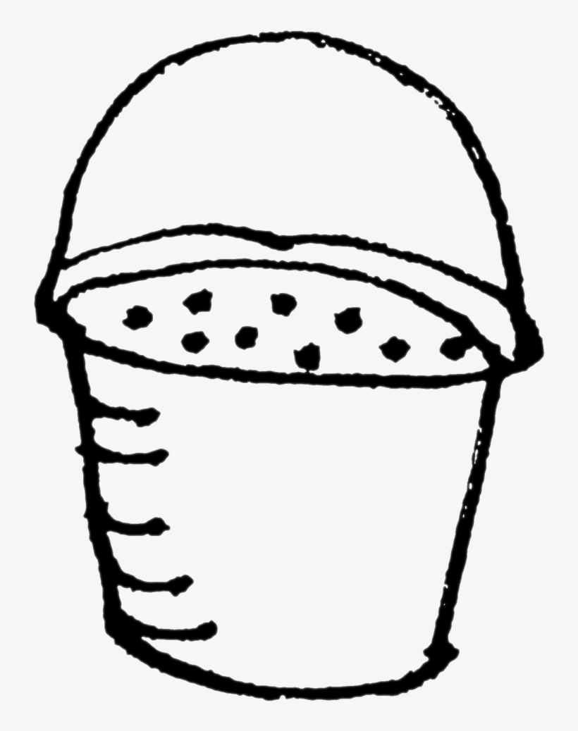 Bucket Beach Sand - Line Art, transparent png download