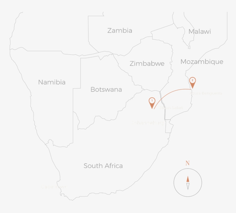 Tour Map Bush And Beach - Map, transparent png download