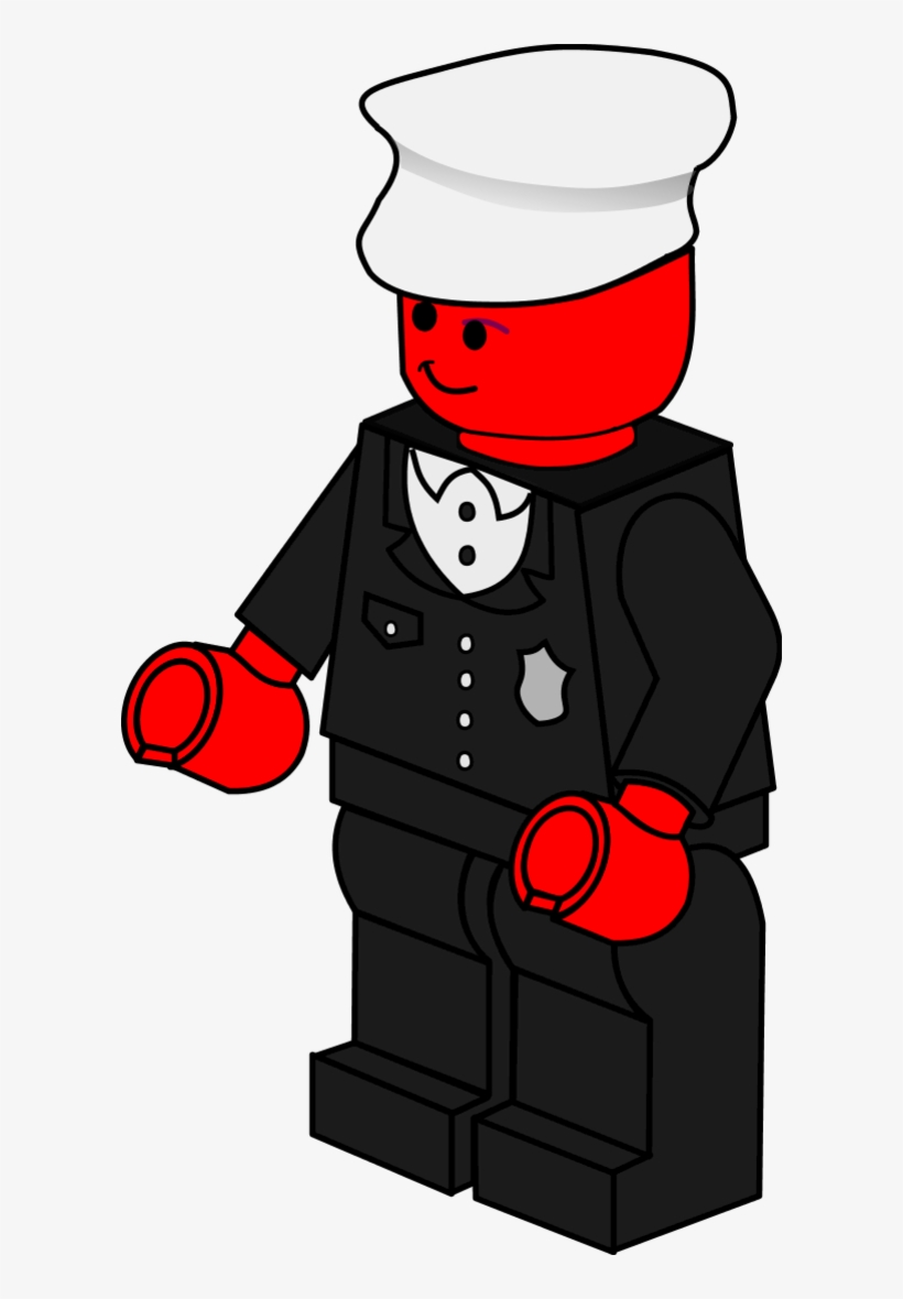 Lego Town Policeman - Lego Clipart, transparent png download