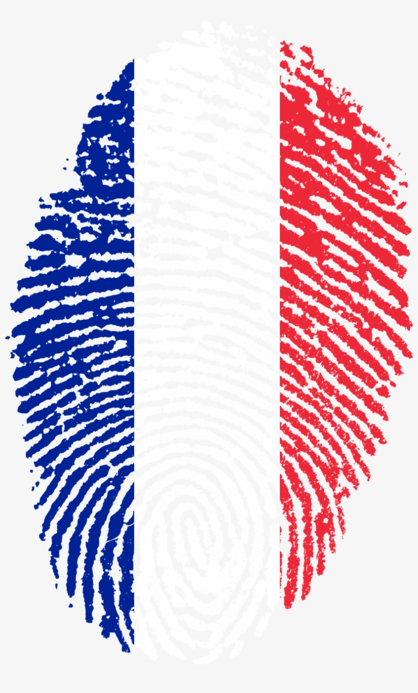 France, France Flag Fingerprint Country Pride Iden - Kuwait National Day 2019, transparent png download