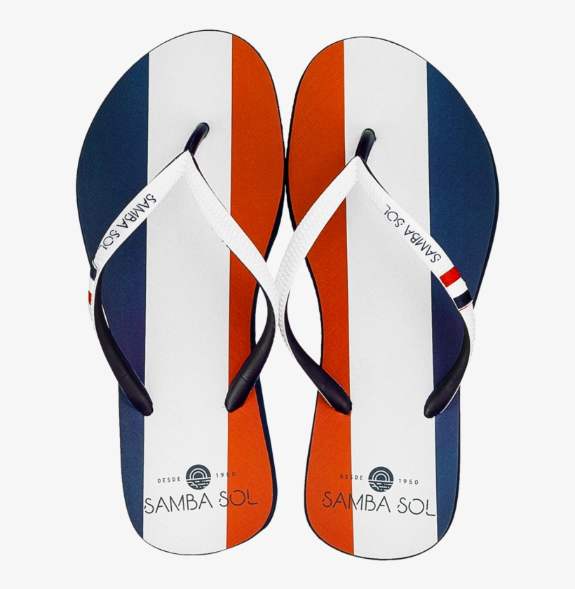 Women's France Flag Flip Flops - Flip-flops, transparent png download