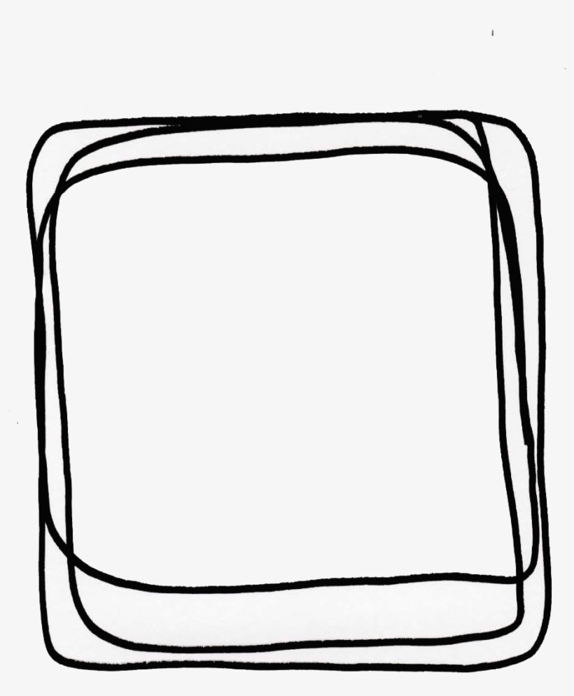 Square Frame - Line Art, transparent png download