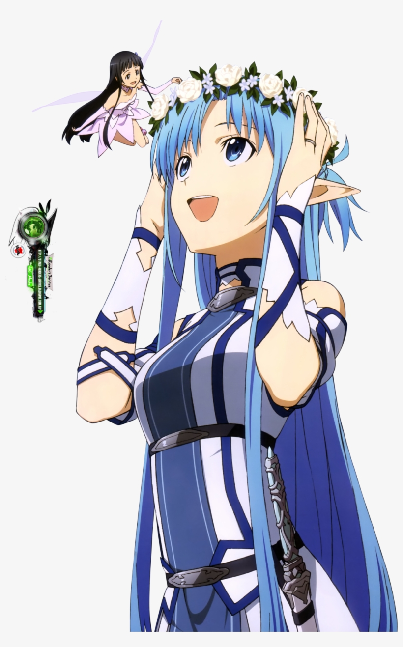 Asuna And Yui - Asuna And Kirito Alo, transparent png download