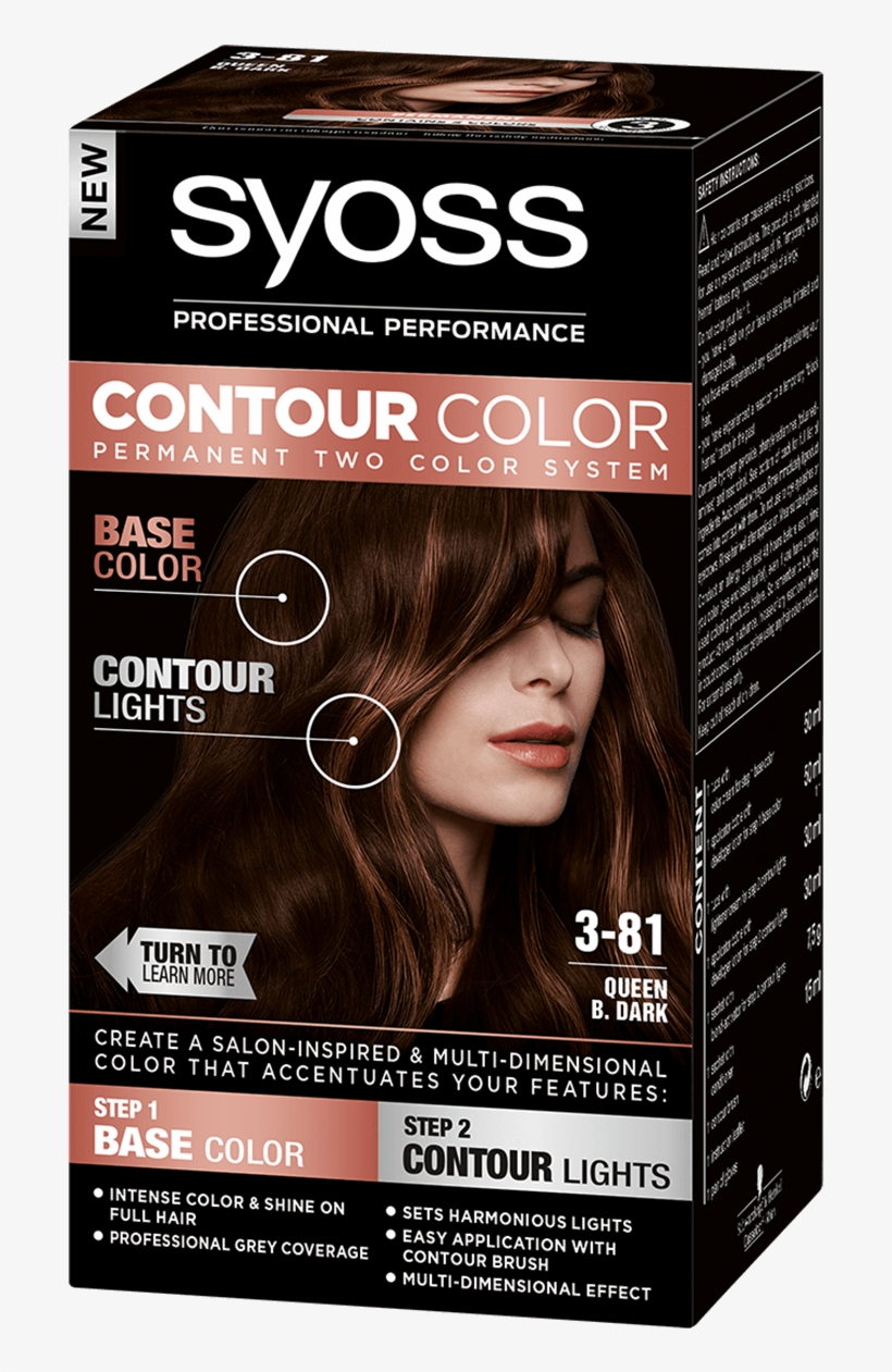 Syoss Com Contour Color 3 81 Queen B Dark - Syoss Contour Color, transparent png download
