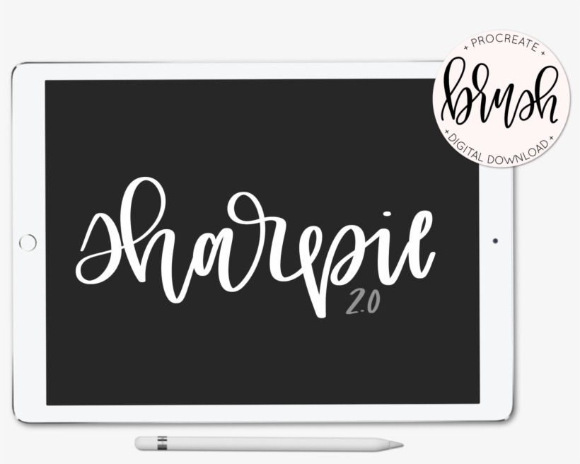Sharpie 2 - 0 - Lefty - Script - Led-backlit Lcd Display, transparent png download