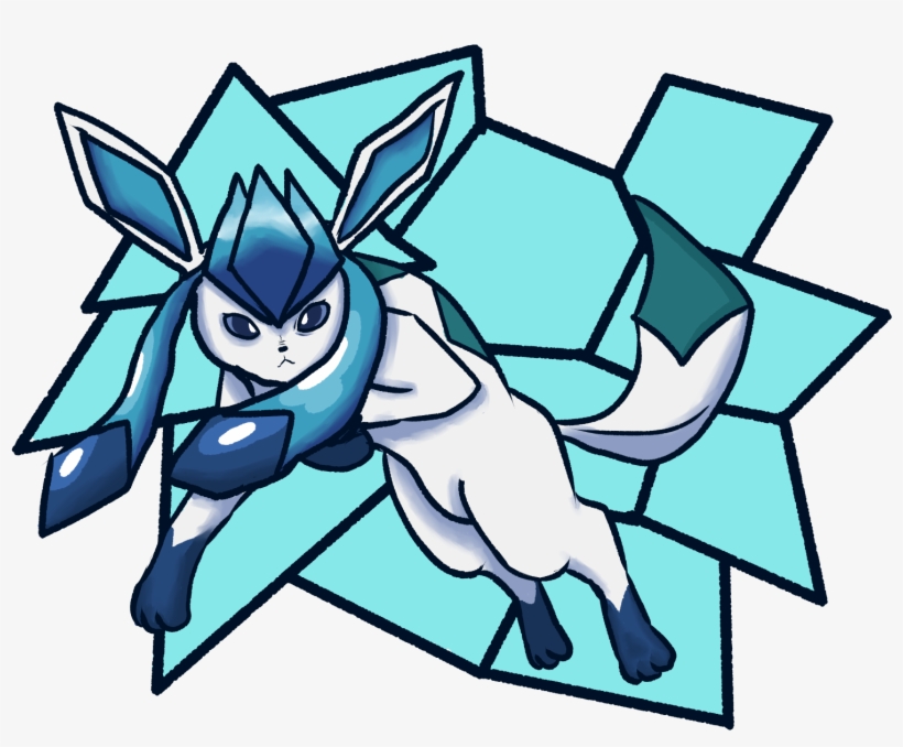 Glaceon - Cartoon, transparent png download