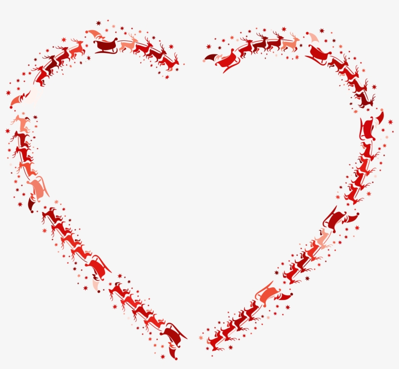 Merry Christmas Heart, transparent png download