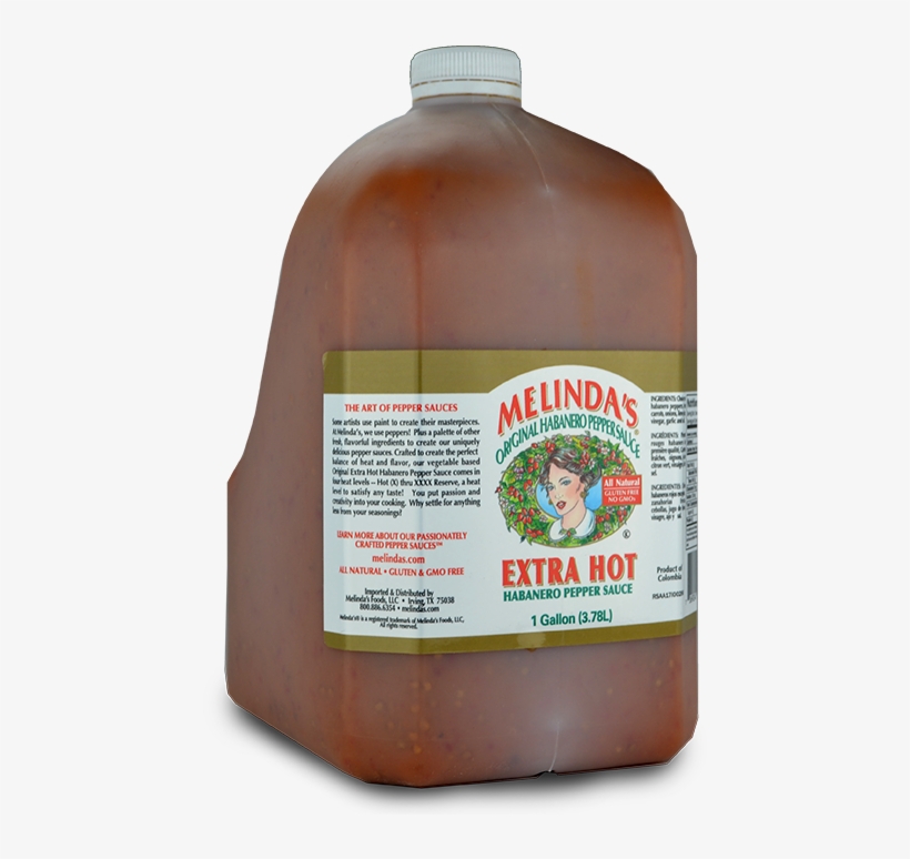 Melinda's Original Habanero Extra Hot Sauce - Bottle, transparent png download