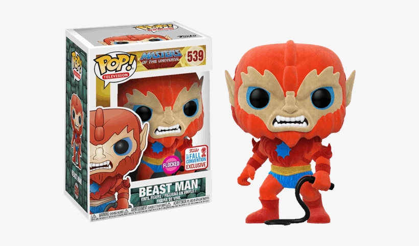 Masters Of The Universe - Funko Pop Beast Man Flocked, transparent png download