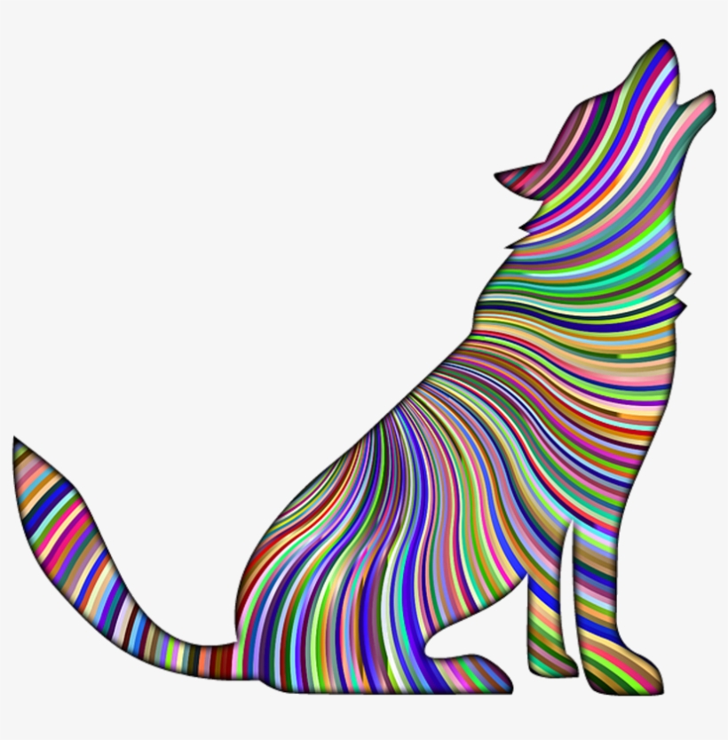 Wolf Color Silhouette, transparent png download