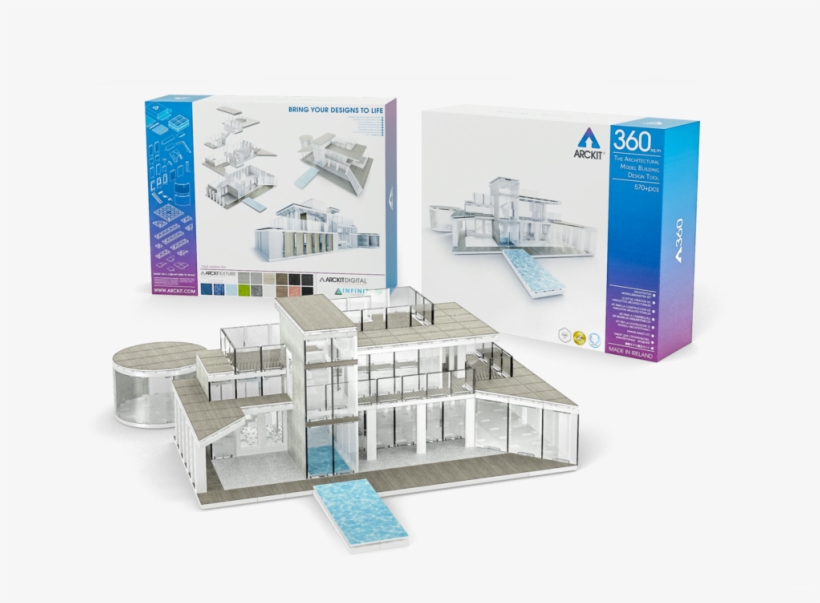 Arckit 360, 570 Piece Arckit 180, 350 Piece Architectural - Arckit 360, transparent png download