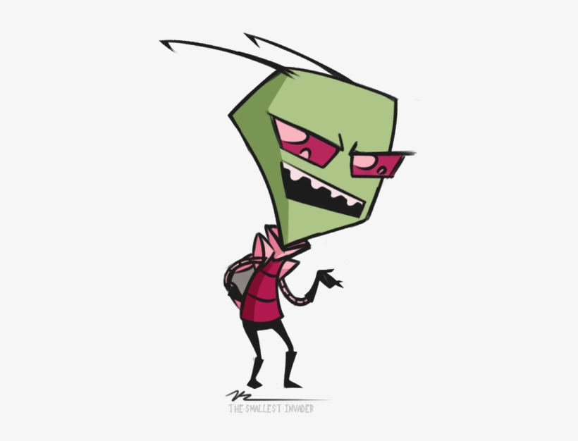I Am Zim He's Transparent Drag Him Around The Screen - Zim Transparent, transparent png download