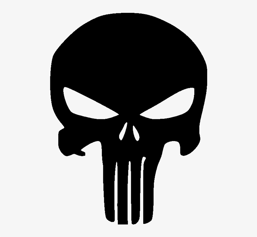 Punisher File Size - Stencil Punisher, transparent png download