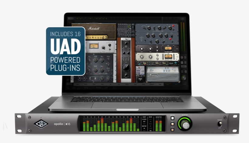 Universal Audio Apollo X16 Thunderbolt 3 Audio Interface - Universal Audio Apollo X6, transparent png download