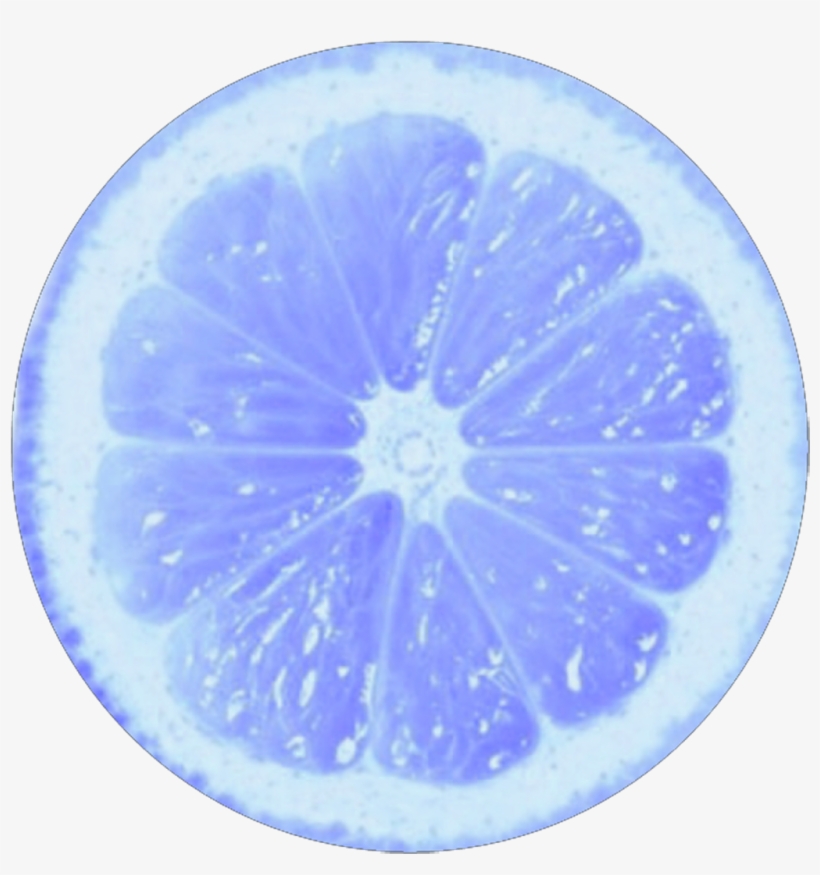 ##circle #limon #blue #circulo #png #tumblr #colors - Lemon Slices Png, transparent png download