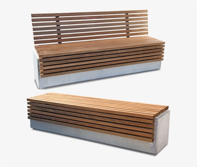 Lithos Wood Wood And Concrete Bench Bench Wood Concrete