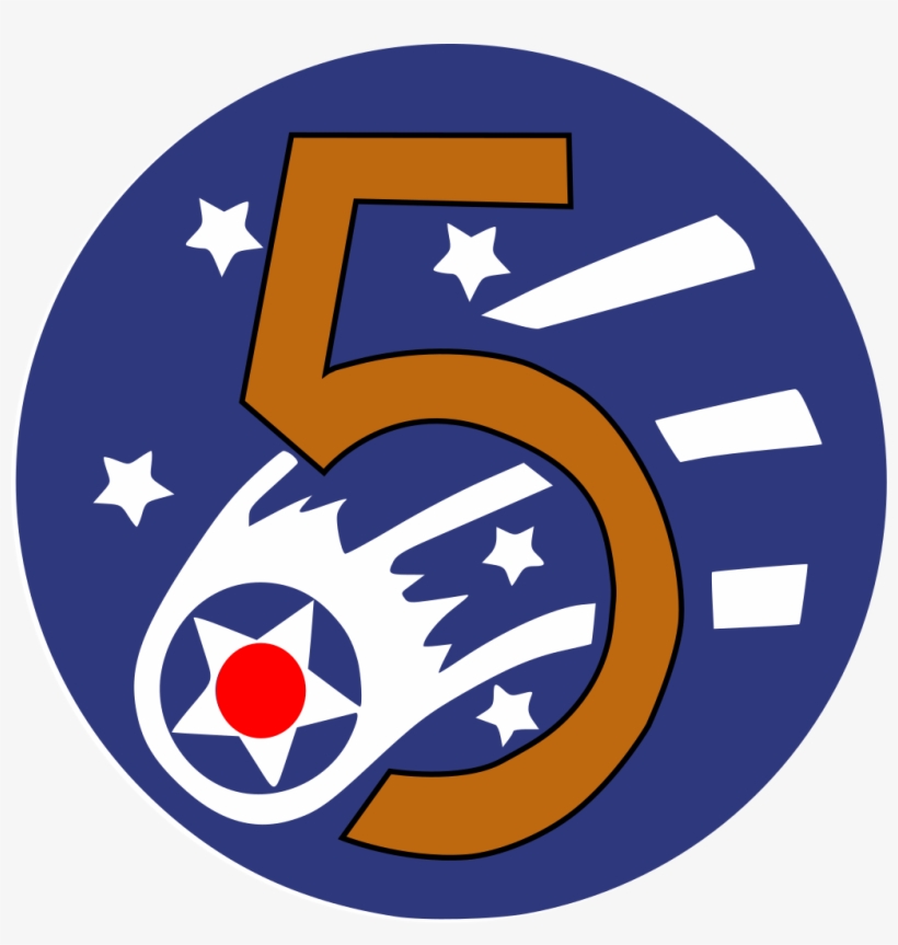 Fifth Air Force Emblem World War Iisvg - 5th Usaaf, transparent png download