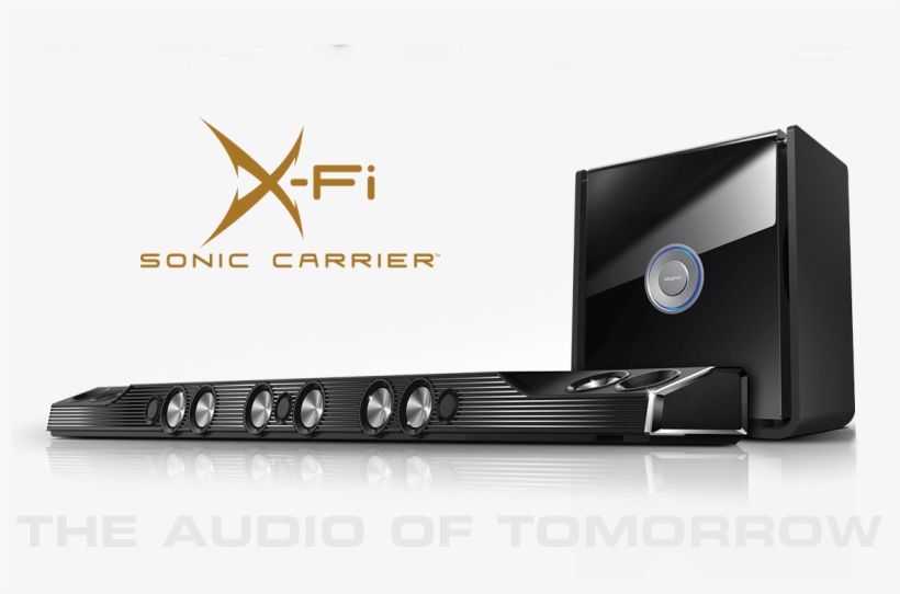 Creative Showcases Award Winning X Fi Sonic Carrier - Atmos Dts X Soundbar, transparent png download