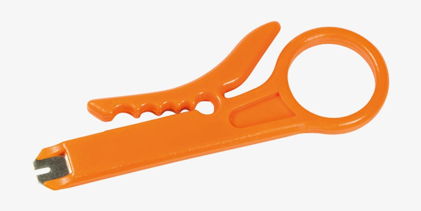 Wz0024 Idc Punchdown Tool With Wire Stripper, Plastic - Lsa Betűző, transparent png download