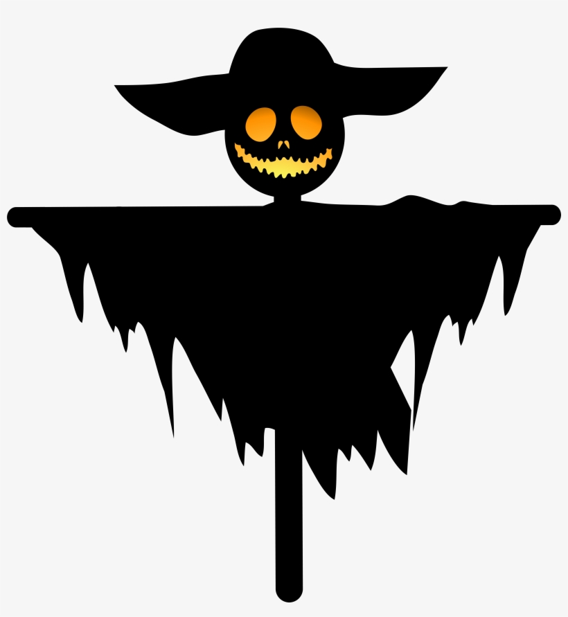 Pumpkin Scarecrow Png Clip Art, transparent png download