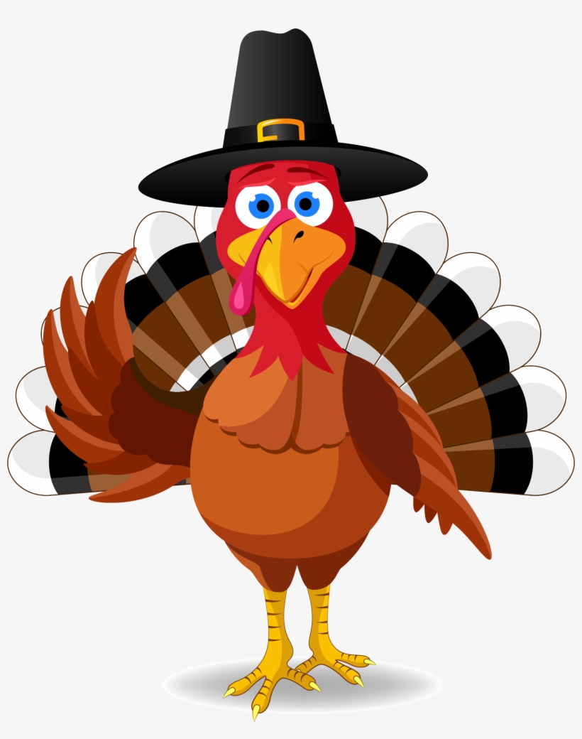 Questions Give Us A Call At - Thanksgiving Turkey Poster, transparent png download