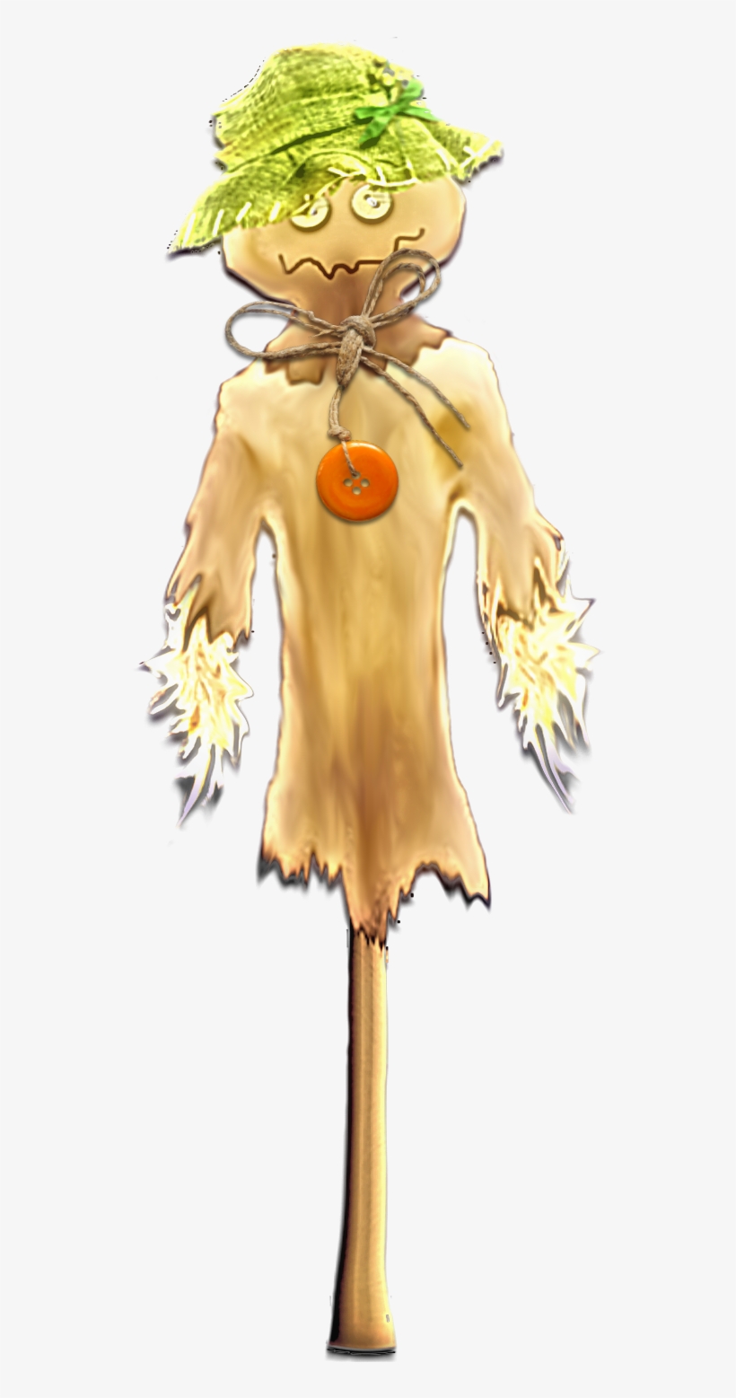 Shabby Scarecrow - Illustration, transparent png download
