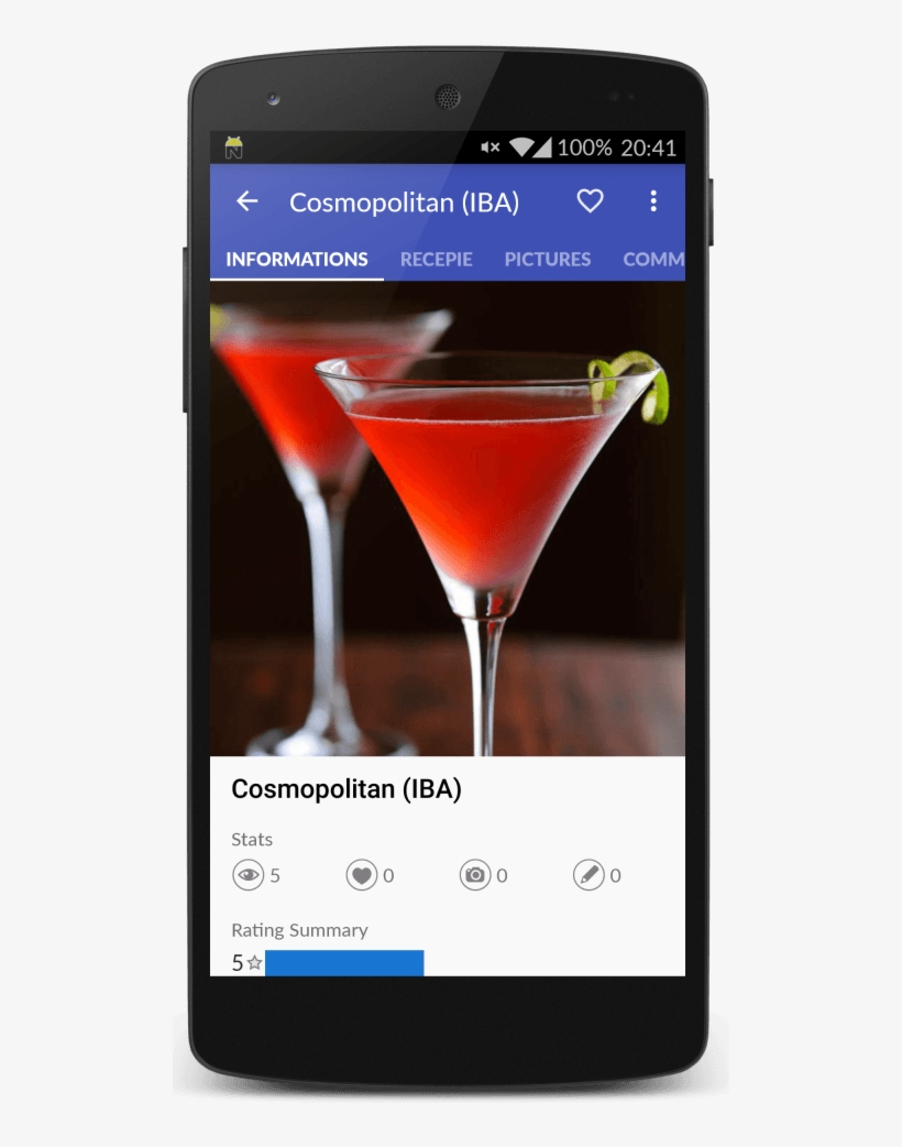 Better To See Once Than To Hear 100 Times - Cocktail, transparent png download