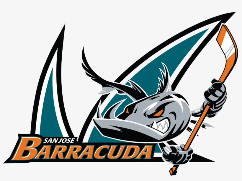 San Jose Barracuda Logo Ahl - San Jose Barracuda Logo, transparent png download
