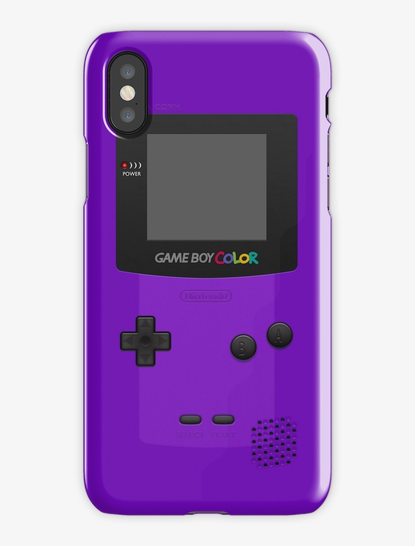 Purple Nintendo Gameboy Color Iphone X Snap Case - Game Boy Color, transparent png download