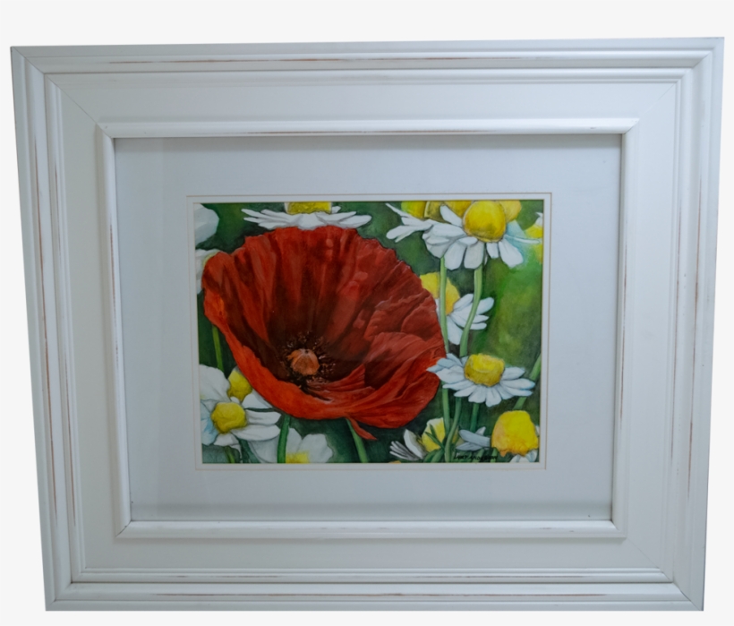 Red Poppy - Picture Frame, transparent png download