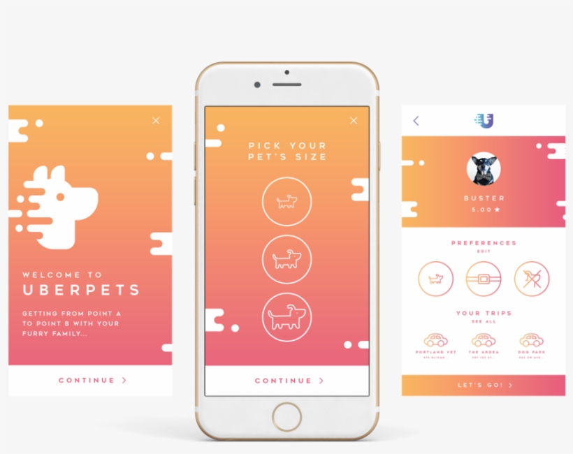 Uberpets App Transparent - Iphone, transparent png download