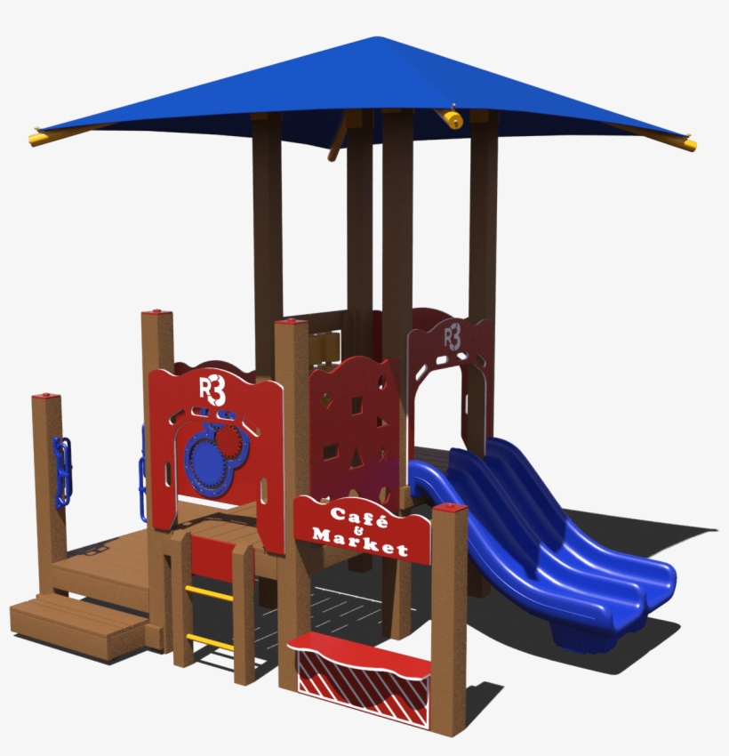 Sunny Isles Commercial Playground System - Playground Slide, transparent png download