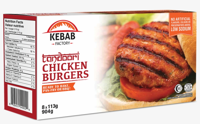 Shoptandoori Chicken Burgers - Kebab, transparent png download