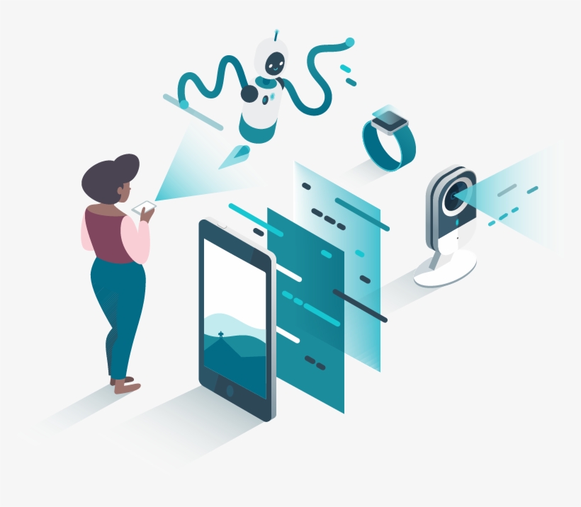 Person Controlling Their Network - Graphic Design, transparent png download