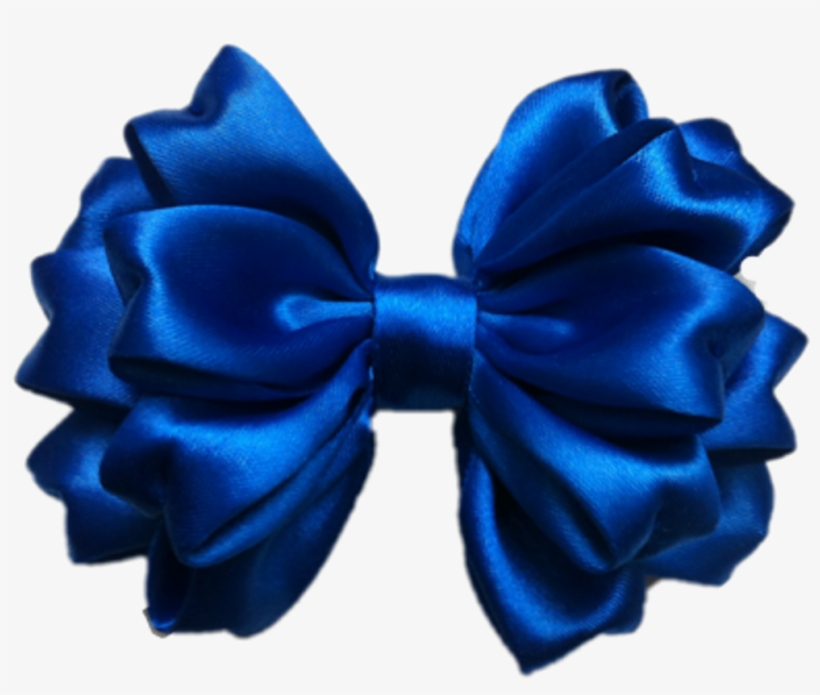 Ribbon Tie Bow Hairbow Hairtie Hair Blueribbon Bluetit - Modelos De Laço De Fita, transparent png download