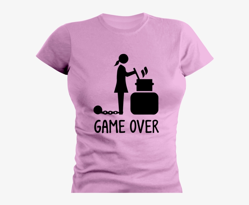 Game Over Življenje Za Štedilnikom - T Shirt Bride Minnie, transparent png download