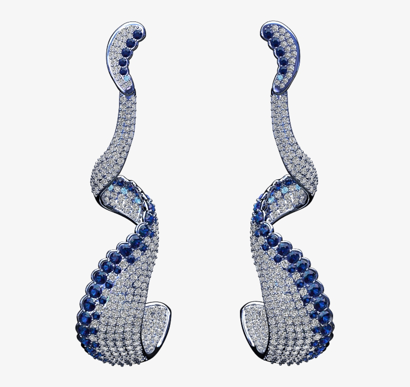 3d Jewelry Designs And Models By Hamedarab - Earrings, transparent png download