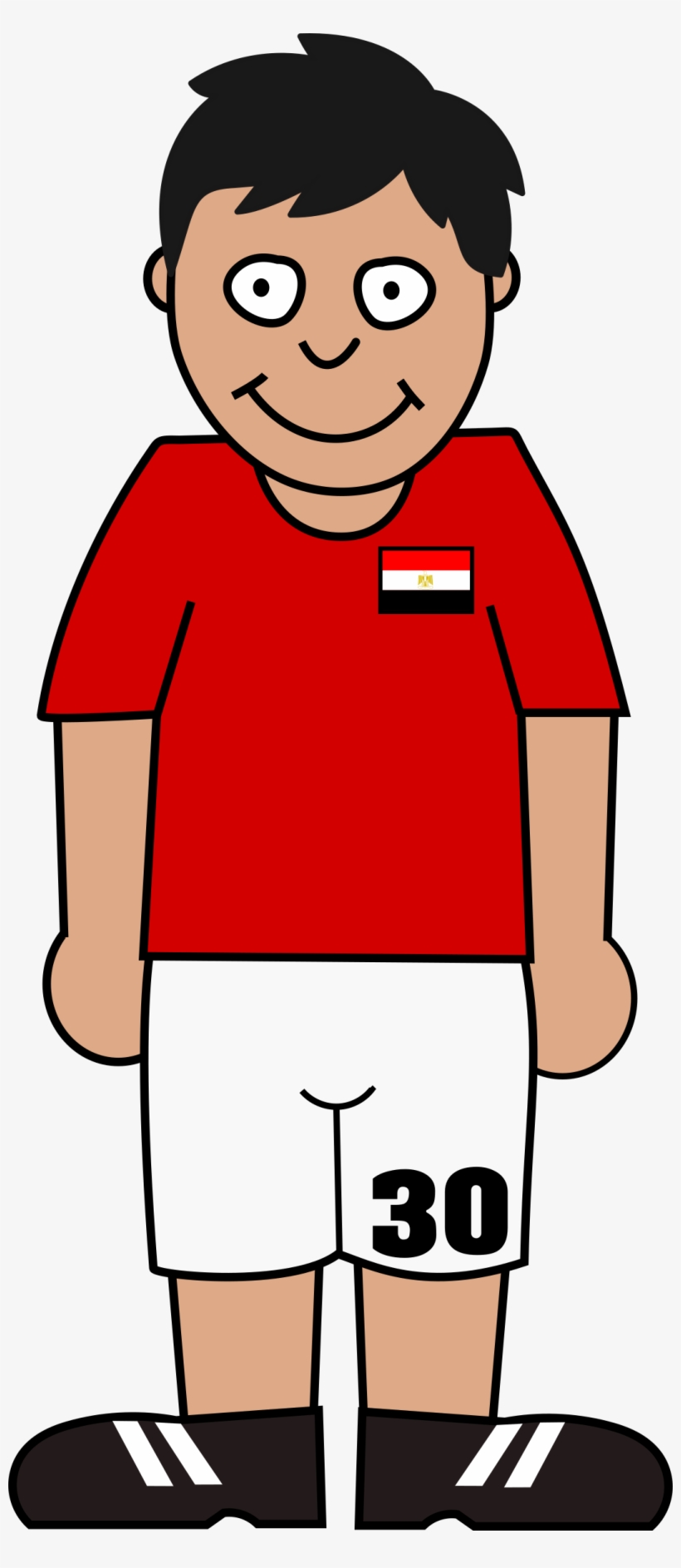 Big Image - Soccer Player Clipart, transparent png download