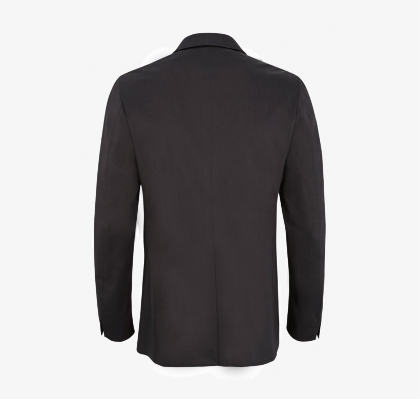 Kilgour Mens Savile Row Cotton Blazer Jacket Unstructured - Black Pullover Hoodie Back, transparent png download