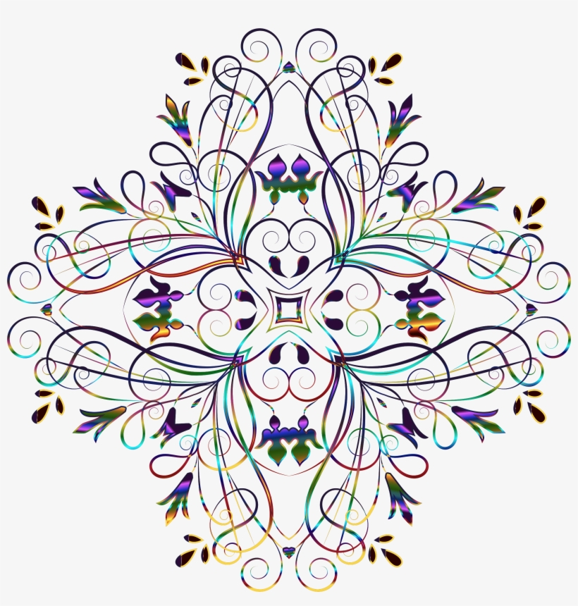 This Free Icons Png Design Of Flourishy Floral Design, transparent png download