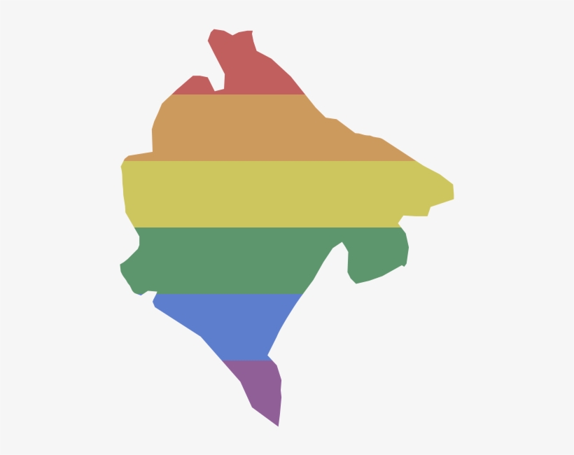 Montenegro Flag Clipart Png - Montenegro Lgbt, transparent png download