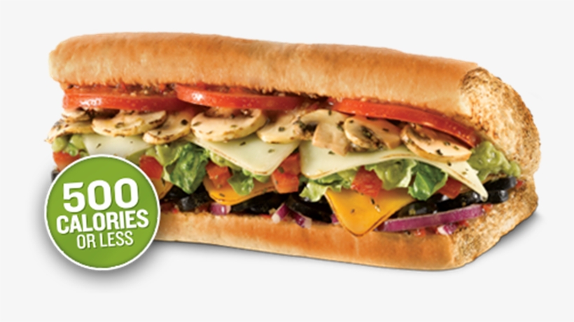 Quizno's Veggie Guacamole - Quiznos Veggie Sub, transparent png download