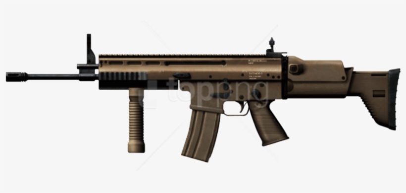 Free Png Assault Rifle Png Images Transparent - Scar, transparent png download