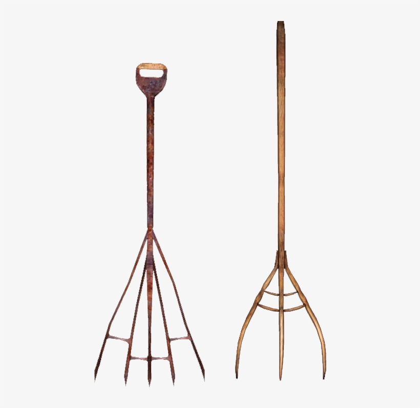 Pitchfork - Wood, transparent png download
