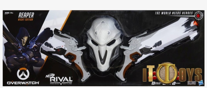 Nerf Rival Overwatch Reaper Collector Package - Nerf Rival Overwatch Reaper, transparent png download